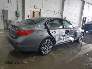 2017 Infiniti Q50 Signature Edition z VIN JN1EV7AR4HM834373, wystawiony jako Copart lot #56761575 z przebiegiem 44 333 mil mil oraz Szkoda całkowita • Salvage title. Historia ofert i sprzedaży dostępna na DreamBid. Obrazek 3.