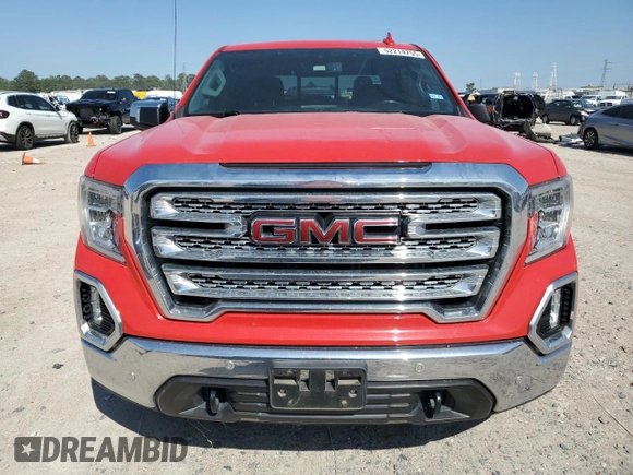 2020 GMC Sierra 1500 SLT with VIN 3GTP8DED3LG324005, listed as a Copart auction lot 52214755 with 72,397 mi miles and Salvage title. Bid and sale history available at DreamBid. Image 5.