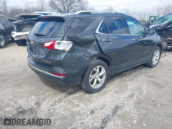 2018 Chevrolet Equinox Premier with VIN 2GNAXVEVXJ6188205, listed as a IAAI auction lot 42028868 with 93,828 mi miles and . Bid and sale history available at DreamBid. Image 4.