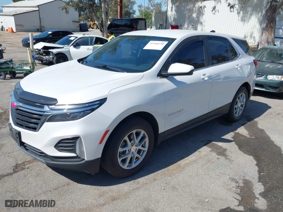 2023 Chevrolet Equinox LT with VIN 3GNAXUEG7PS172338, listed as a IAAI auction lot 41546330 with 50,473 mi miles. Bid and sale history available at carsss.com. Image 17.