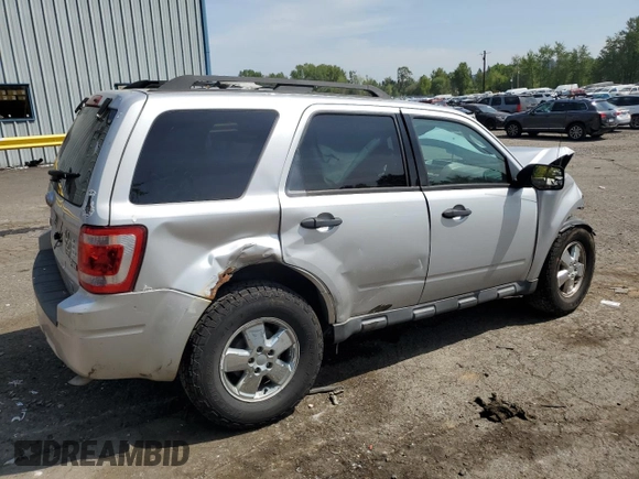 2012 Ford Escape XLT with VIN 1FMCU0DG8CKA64929, listed as a Copart auction lot 54632595 with Not provided miles and Salvage title. Bid and sale history available at DreamBid. Image 3.