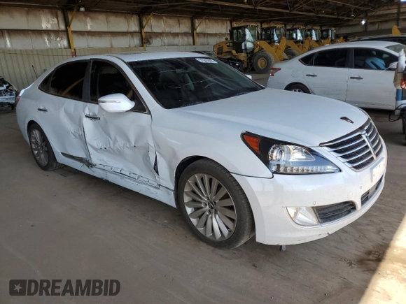 2016 Hyundai Equus Ultimate with VIN KMHGH4JH5GU105781, listed as a Copart auction lot 51545905 with 82,479 mi miles and Clean Title. Bid and sale history available at DreamBid. Image 4.