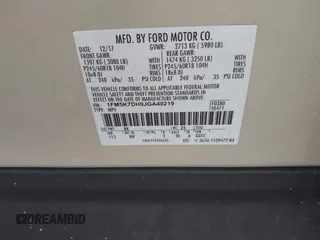2018 Ford Explorer XLT с VIN 1FM5K7DH0JGA40219, выставлен на аукционе IAAI как лот 42477017 с пробегом 78 659 миль миль и . История ставок и продаж доступна на DreamBid. Изображение 9.