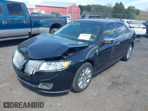 2012 Lincoln MKZ with VIN 3LNHL2JC5CR829208, listed as a IAAI auction lot 41907815 with 165,000 mi miles. Bid and sale history available at carsss.com. Image 2.