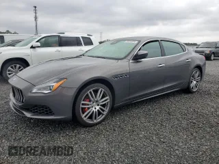 2018 Maserati Quattroporte S with VIN ZAM56YPA8J1283028, listed as a Copart auction lot 81014334 with 34,524 mi miles and Non Repairable. Bid and sale history available at carsss.com. Image 1.