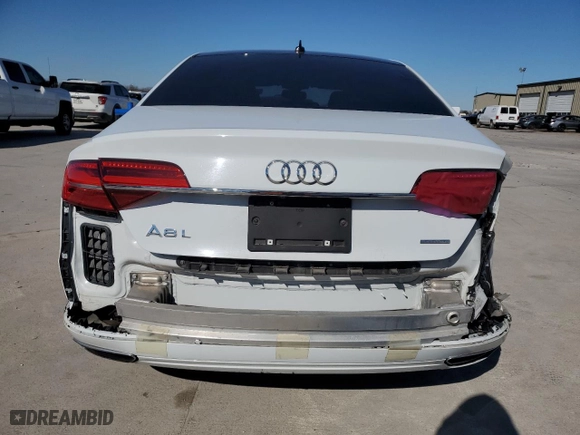 2016 Audi A8 L 3.0T with VIN WAU34AFD1GN002898, listed as a Copart auction lot 41924245 with 109,374 mi miles and Clean Title. Bid and sale history available at carsss.com. Image 6.