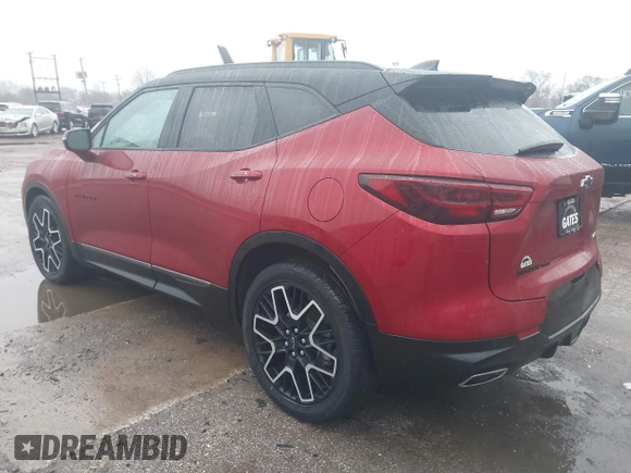 2023 Chevrolet Blazer RS z VIN 3GNKBKRS4PS213093, wystawiony jako IAAI lot #41111731 z przebiegiem 16 435 mil mil oraz . Historia ofert i sprzedaży dostępna na DreamBid. Obrazek 3.