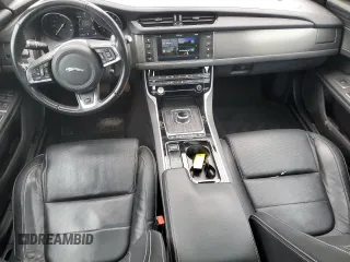 2018 Jaguar XF with VIN SAJBM2FV1JCY64570, listed as a Copart auction lot 80840784 with 57,856 mi miles and Salvage Title. Bid and sale history available at DreamBid. Image 8.