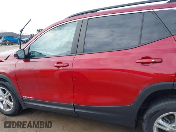 2021 GMC Terrain SLE with VIN 3GKALMEV3ML344121, listed as a IAAI auction lot 42025307 with 49,412 mi miles and . Bid and sale history available at carsss.com. Image 13.