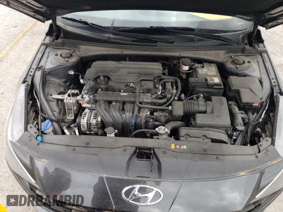 2022 Hyundai Elantra SEL with VIN 5NPLM4AG4NH061429, listed as a Copart auction lot 49310885 with 24,757 mi miles and Salvage Title. Bid and sale history available at DreamBid. Image 11.