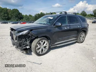 2021 Hyundai Palisade Limited with VIN KM8R5DHEXMU184129, listed as a Copart auction lot 62859155 with 76,336 mi miles and Clean title. Bid and sale history available at DreamBid. Image 1.