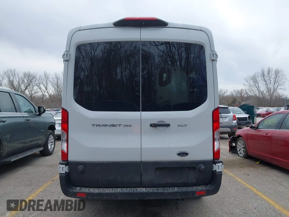 2024 Ford Transit Passenger XL with VIN 1FBAX2C86RKA52252, listed as a IAAI auction lot 41842053 with 12,932 mi miles. Bid and sale history available at carsss.com. Image 17.