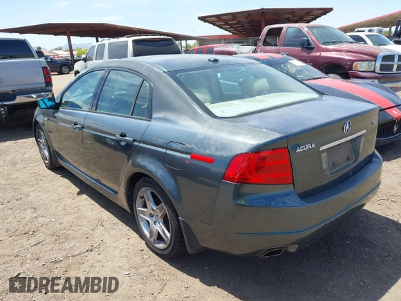 2004 Acura TL with VIN 19UUA66264A060716, listed as a IAAI auction lot 42120663 with 175,765 mi miles. Bid and sale history available at carsss.com. Image 3.