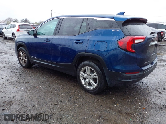 2022 GMC Terrain SLE with VIN 3GKALMEV9NL210179, listed as a IAAI auction lot 41759554 with 106,454 mi miles. Bid and sale history available at carsss.com. Image 3.