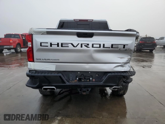 2021 Chevrolet Silverado 1500 LT Trail Boss with VIN 3GCPYFED1MG247406, listed as a Copart auction lot 84478944 with 41,423 mi miles and Salvage Title. Bid and sale history available at DreamBid. Image 6.