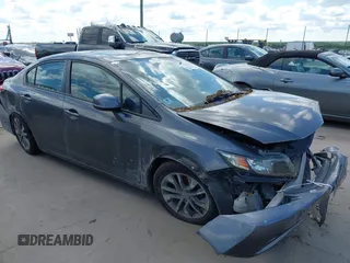 2013 Honda Civic EX with VIN 2HGFB2F86DH532966, listed as a IAAI auction lot 42222168 with 115,169 mi miles and . Bid and sale history available at DreamBid. Image 1.