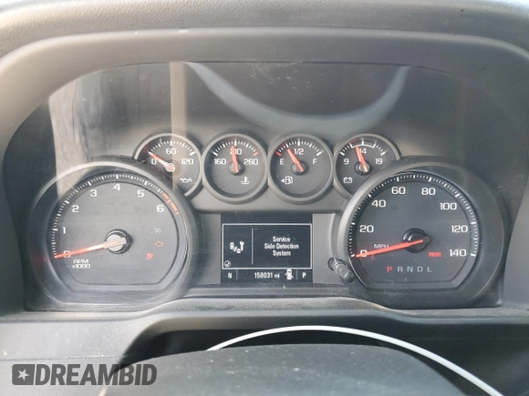 2020 Chevrolet Silverado 1500 Work Truck with VIN 1GCRWAEF9LZ216485, listed as a Copart auction lot 68293264 with 158,031 mi miles and Salvage Title. Bid and sale history available at DreamBid. Image 9.
