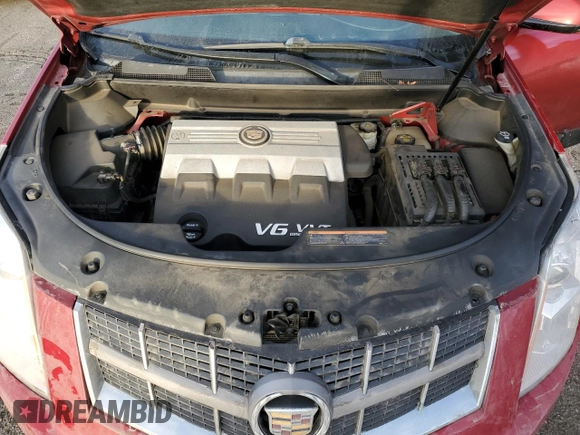 2010 Cadillac SRX Luxury Collection with VIN 3GYFNDEY5AS608716, listed as a Copart auction lot 46434825 with 117,323 mi miles and Salvage Title. Bid and sale history available at carsss.com. Image 12.