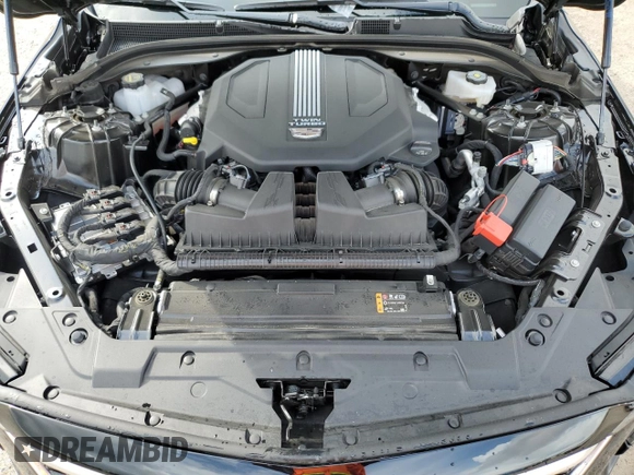2025 Cadillac CT5 Premium Luxury with VIN 1G6DN5RW5S0100897, listed as a Copart auction lot 78741714 with 5,494 mi miles and Salvage title. Bid and sale history available at DreamBid. Image 11.