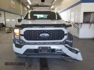 2023 Ford F-150 XL with VIN 1FTEW1EP9PKF55852, listed as a Copart auction lot 58379025 with 46,939 mi miles and Salvage title. Bid and sale history available at DreamBid. Image 5.