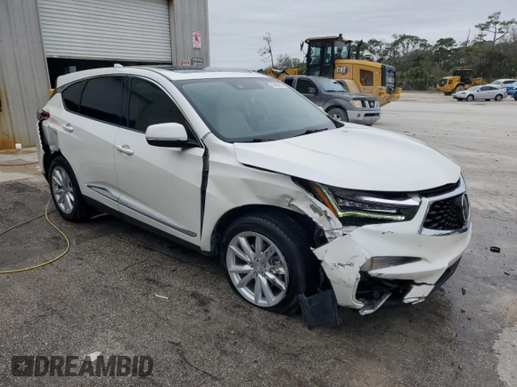 2019 Acura RDX with VIN 5J8TC1H3XKL022552, listed as a Copart auction lot 42450225 with 53,336 mi miles and Salvage Title. Bid and sale history available at carsss.com. Image 4.