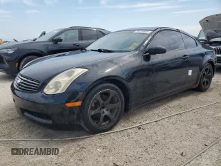 2003 Infiniti G35 Coupe w/Leather with VIN JNKCV54E13M207090, listed as a Copart auction lot 75174504 with 153,243 mi miles and Non Repairable. Bid and sale history available at carsss.com. Image 1.