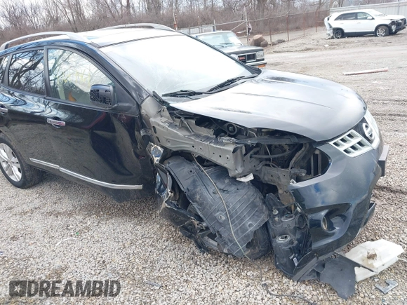 2013 Nissan Rogue S with VIN JN8AS5MV4DW115838, listed as a IAAI auction lot 41649461 with 163,783 mi miles and . Bid and sale history available at DreamBid. Image 6.