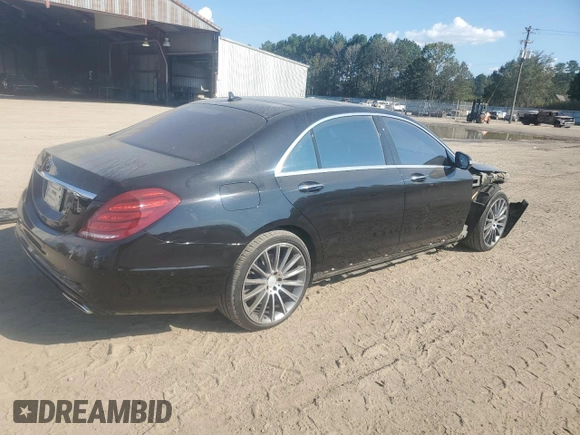 2016 Mercedes-Benz S 550 with VIN WDDUG8CB4GA234175, listed as a Copart auction lot 71807734 with 127,620 mi miles and Salvage Title. Bid and sale history available at carsss.com. Image 3.