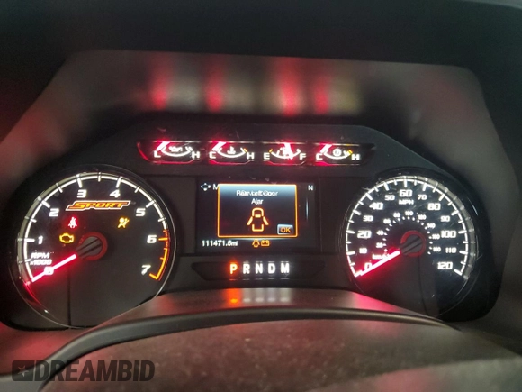 2020 Ford F-150 XL with VIN 1FTEW1E44LFC02735, listed as a Copart auction lot 62062125 with 111,471 mi miles and Salvage title. Bid and sale history available at DreamBid. Image 9.