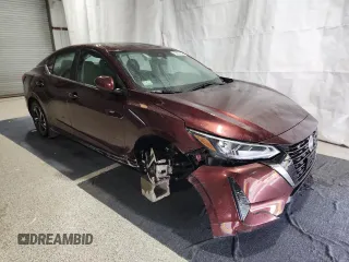 2024 Nissan Sentra SV with VIN 3N1AB8CV6RY366037, listed as a Copart auction lot 64748595 with 26,056 mi miles and Clean title. Bid and sale history available at DreamBid. Image 4.