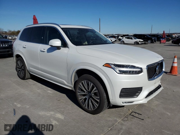 2020 Volvo XC90 Momentum with VIN YV4102PK8L1564739, listed as a Copart auction lot 87068654 with 47,655 mi miles and Salvage Title. Bid and sale history available at carsss.com. Image 4.