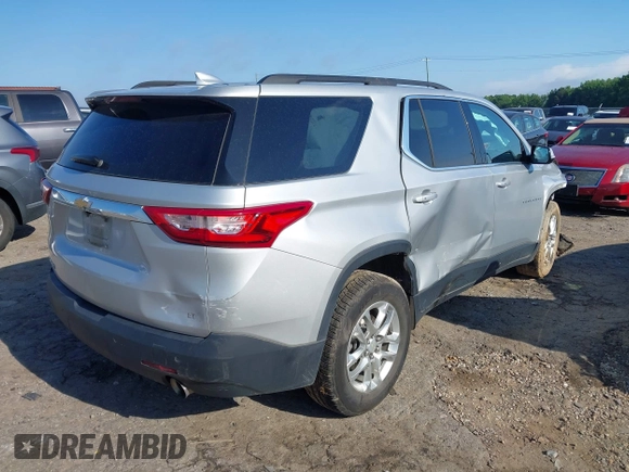 2020 Chevrolet Traverse LT Cloth z VIN 1GNERGKW3LJ319386, wystawiony jako IAAI lot #42308032 z przebiegiem 77 108 mil mil oraz . Historia ofert i sprzedaży dostępna na DreamBid. Obrazek 4.