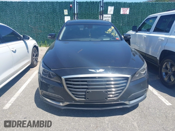 2019 Genesis G80 3.8L with VIN KMHGN4JE6KU296277, listed as a IAAI auction lot 42826288 with 57,471 mi miles and . Bid and sale history available at DreamBid. Image 6.