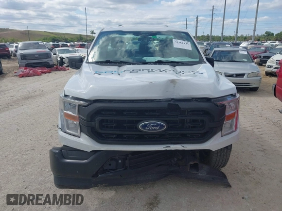 2022 Ford F-150 XL with VIN 1FTMF1CB5NKE95567, listed as a IAAI auction lot 41561435 with 54,497 mi miles. Bid and sale history available at carsss.com. Image 12.