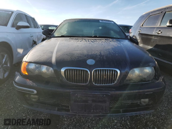 2001 BMW 3 Series 325Ci with VIN WBABS33471JY55113, listed as a Copart auction lot 78753424 with 183,793 mi miles and Clean Title. Bid and sale history available at carsss.com. Image 5.