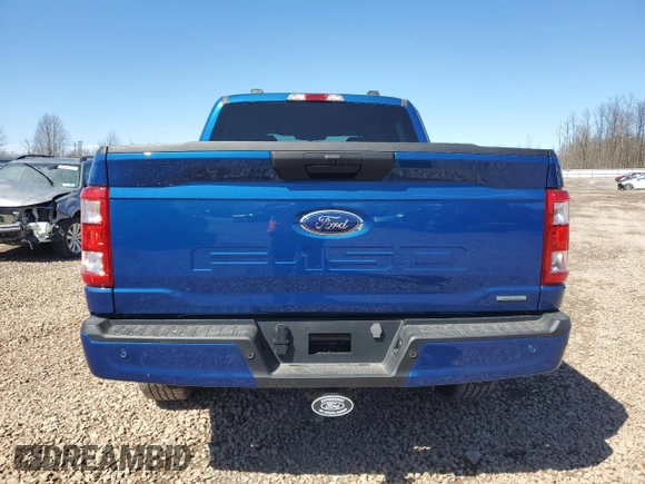 2023 Ford F-150 XL with VIN 1FTEW1EP4PKE26482, listed as a Copart auction lot 51095425 with 4,132 mi miles and Salvage Title. Bid and sale history available at carsss.com. Image 6.