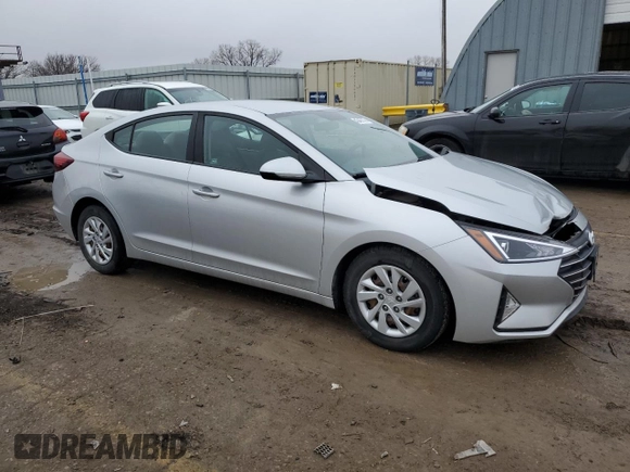 2019 Hyundai Elantra SE with VIN 5NPD74LF2KH474218, listed as a Copart auction lot 43427075 with 101,681 mi miles and Salvage Title. Bid and sale history available at DreamBid. Image 4.