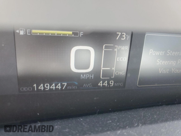 2016 Toyota Prius Two z VIN JTDKBRFU0G3016161, wystawiony jako Copart lot #59258175 z przebiegiem 149 447 mil mil oraz Szkoda całkowita • Salvage title. Historia ofert i sprzedaży dostępna na DreamBid. Obrazek 9.