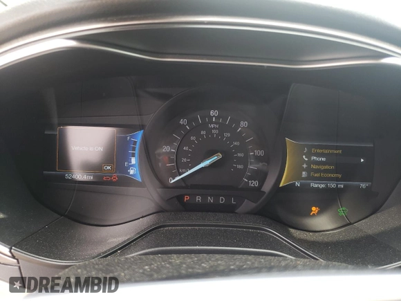 2019 Ford Fusion SE with VIN 3FA6P0LU9KR192886, listed as a Copart auction lot 47293563 with 52,400 mi miles and . Bid and sale history available at DreamBid. Image 9.
