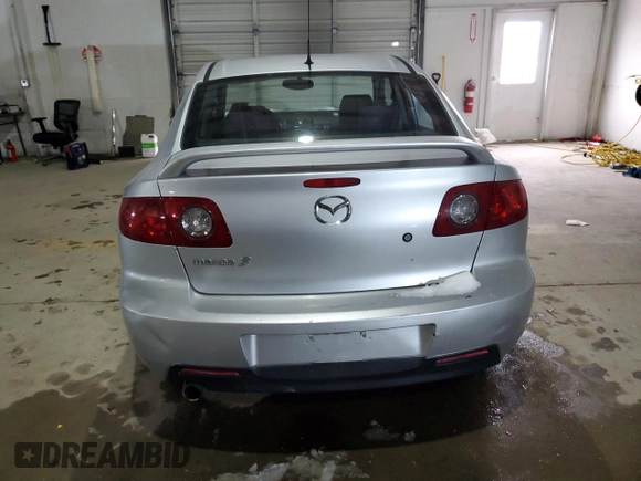 2006 Mazda 3 i Touring with VIN JM1BK32F261400618, listed as a Copart auction lot 46301165 with 177,837 mi miles and Salvage Title. Bid and sale history available at DreamBid. Image 6.