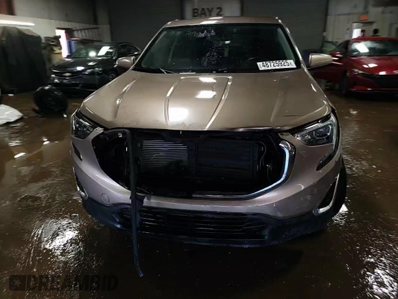 2018 GMC Terrain SLE with VIN 3GKALMEX9JL132790, listed as a Copart auction lot 48725925 with 67,445 mi miles and Salvage Title. Bid and sale history available at carsss.com. Image 13.