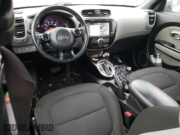 2016 Kia Soul + with VIN KNDJP3A59G7318017, listed as a Copart auction lot 87477194 with 84,986 mi miles and Salvage Title. Bid and sale history available at DreamBid. Image 8.