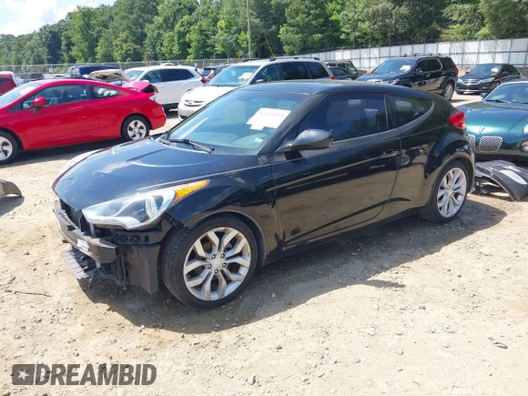 2012 Hyundai Veloster w/Black Int with VIN KMHTC6AD0CU056828, listed as a IAAI auction lot 42611623 with 136,242 mi miles and . Bid and sale history available at DreamBid. Image 18.