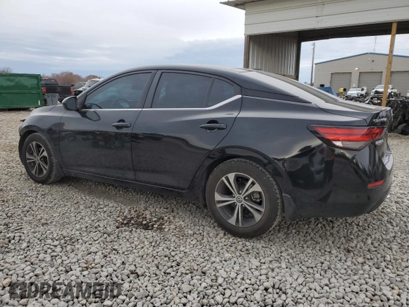 2021 Nissan Sentra SV with VIN 3N1AB8CV9MY296641, listed as a Copart auction lot 84894754 with 59,003 mi miles and Salvage Title. Bid and sale history available at carsss.com. Image 2.