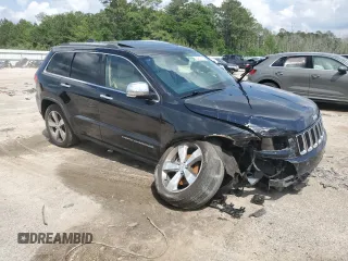 2014 Jeep Grand Cherokee Limited with VIN 1C4RJFBG1EC347280, listed as a Copart auction lot 54522815 with 194,554 mi miles and Salvage title. Bid and sale history available at DreamBid. Image 4.
