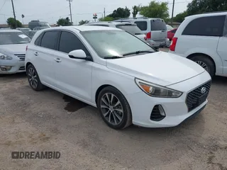 2018 Hyundai Elantra GT with VIN KMHH35LE0JU014937, listed as a IAAI auction lot 42162403 with 146,795 mi miles. Bid and sale history available at carsss.com. Image 1.