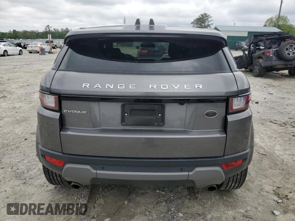 2018 Land Rover Range Rover Evoque SE with VIN SALVP2RX9JH289016, listed as a Copart auction lot 54585895 with 59,453 mi miles and Salvage Title. Bid and sale history available at DreamBid. Image 6.