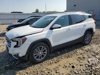 2024 GMC Terrain SLT z VIN 3GKALVEG3RL243515, wystawiony jako Copart lot #60231975 z przebiegiem 4 616 mil mil oraz Szkoda całkowita • Salvage title. Historia ofert i sprzedaży dostępna na DreamBid. Obrazek 1.
