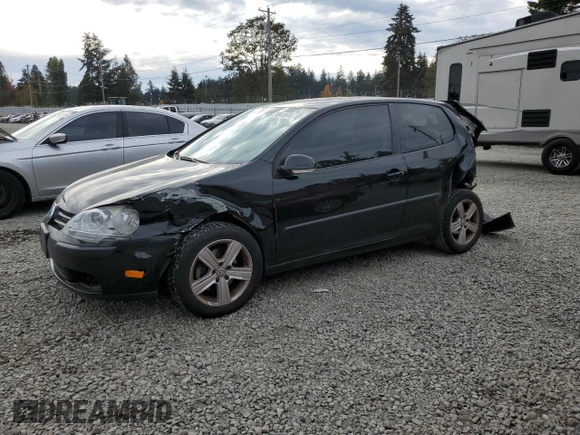 2009 Volkswagen Rabbit S with VIN WVWBB71K89W037593, listed as a Copart auction lot 74941614 with 51,645 mi miles and Salvage title. Bid and sale history available at DreamBid. Image 1.