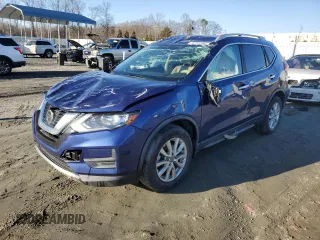 2018 Nissan Rogue SV with VIN JN8AT2MT5JW491485, listed as a Copart auction lot 42963465 with 159,927 mi miles and Salvage Title. Bid and sale history available at carsss.com. Image 1.